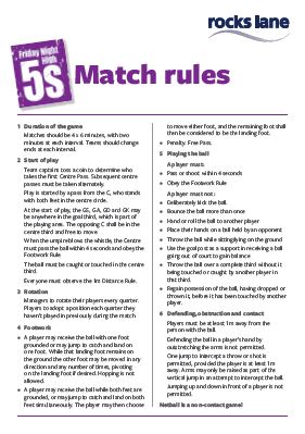 Match Rules